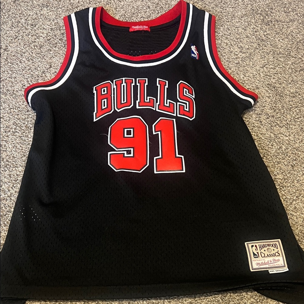 Women’s Chicago Bulls Dennis Rodman #91 Jersey | Y2K Streetwear |